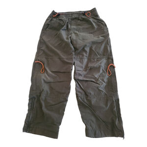 OshKosh Boys Lined Cargo Pants Khaki 6 Water-Resistant Boot Zipper